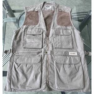 Domke Vest Men Large PhoTOGS Photo Cargo Safari Mesh Khaki Quilt Tactical